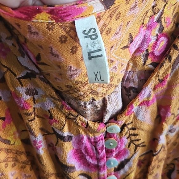 RARE SPELL UNICORN AMBER BABUSHKA GOWN RARE SIZE X-LARGE - Picture 3 of 4